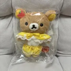 リラックマ リラックマストア限定 ぬいぐるみ チェックワンピース 花冠