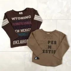 ブリーズ ジャンクストアー 長袖Tシャツ 90 ２点セット