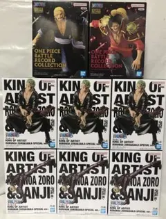 ワンピース フィギュア ロジャー レイリー ゾロ サンジ 8点セット