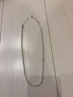 シルバーカラー チェーン ネックレス