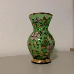 スロバキア産 ヴィンテージ ボヘミアンガラス アンティーク ハンドベル