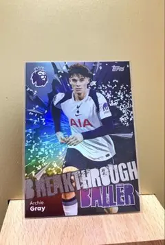 topps プレミアリーグ 2026 アーチーグレイ トッテナム インサート
