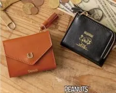 ●PEANUTS スヌーピー コインケース ブラック●