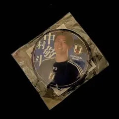 サッカー／中村敬斗／缶バッチ／スタッドランス／ガチャ／ユニフォーム