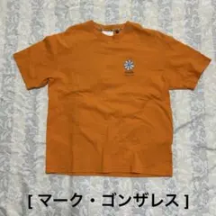 Mark Gonzajes 花刺繍 Tシャツ オレンジ系 Mのサムネイル