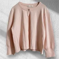 anySiS オンワード　ニットカーディガン　1つ留めボタン　大人可愛い　清楚