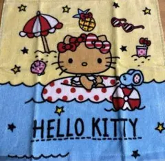 Hello Kitty フェイスタオル ビーチデザイン - メルカリ