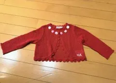 ミキハウス ボレロ カーディガン 80