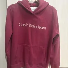 Calvin Klein Jeans パーカー ボルドー L