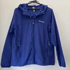 モンベル フード付アウター 青　160