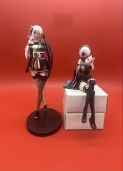 雪*い様 ニーアオートマタ A2 フィギュア 2Bヨルハ二号B型 アクションフィ
