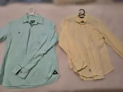 PPFM Purple Yellow 長袖シャツ Sサイズ 2枚組のサムネイル