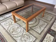 美品】高野木工 CUBE 110 GLASS TABLE - メルカリ