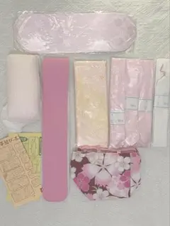 【期間限定お値下げ中】着物・浴衣 着付け小物 8点セット ピンク