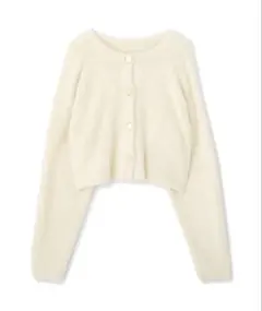 前後2WAYショートシャギー短丈ニット