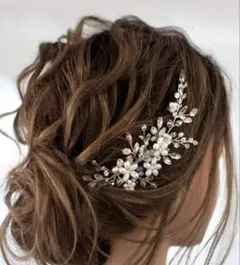 ヘッドドレス　シルバー