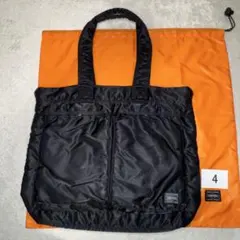 04 美品　ポーター　タンカー　トートバッグ　ブラック