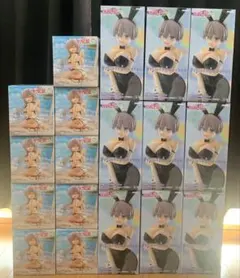 宇崎ちゃんは遊びたい！ フィギュア 2種セット 宇崎花 宇崎月 18個セット