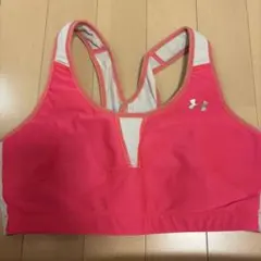 UNDER ARMOUR ピンク スポーツブラ L