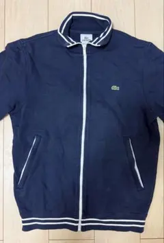 Lacoste コットンジップアップセーター size S
