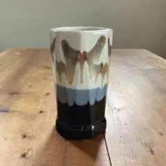 多色八角形陶器