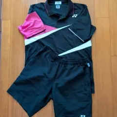 YONEX テニスウェア ポロシャツとショートパンツセット L