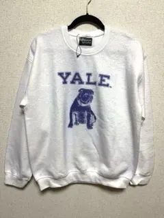 【新品】The BOOK STORE Yale 犬イラストスウェット白トレーナー