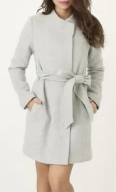 [新品未使用品］rienda スタンドカラーコート