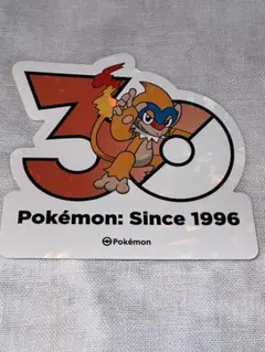 ポケモン 韓国限定 ポケモンストア30周年ロゴステッカー シール