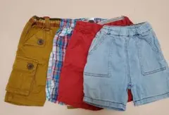 ブランシェス・ZARA等　ショートパンツ　4点セット　80～90サイズ
