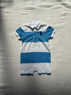 Ralph Lauren ストライプロンパース 6M 70cm