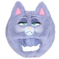 猫の顔デザインのフワフワ帽子