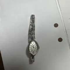 Seiko 手巻き時計 シルバー/ホワイト うごかない