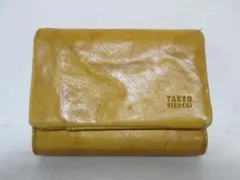 L147 タケオキクチ 三つ折り財布 オイスター レザー 本革 財布のサムネイル