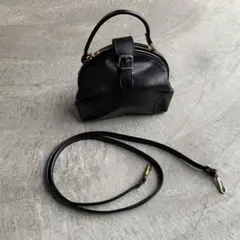 ショルダーバック 小物入れ 収納バッグ 2Way斜め掛け 出会いバッグ　ブラック