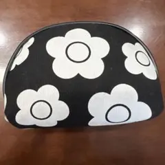 MARY QUANT ポーチ ブラック デイジー柄