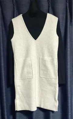 【未使用】ベスト ワンピース ジレ 大人カジュアル 綺麗め