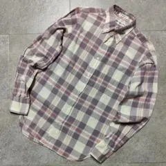 【INDIVIDUALIZED SHIRTS】B.Dチェックシャツ パープルのサムネイル