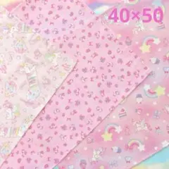 ナフキン♡ランチョンマット♡3枚セット ピンク 5A4