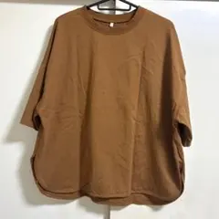 ★☆coca☆ビックシルエット5分袖テールカットカットソー