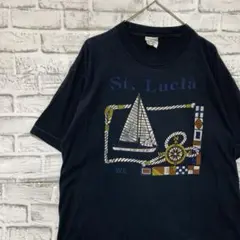 USA製90sヴィンテージTシャツ！シングルステッチブラック古着XL 0508