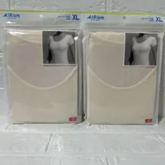 AIRism Uネック半袖Tシャツ XL 2枚セット
