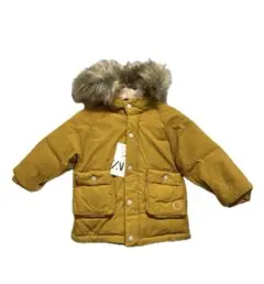 新品 Zara ダウンコート 黄色 86cm