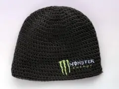 モンスターエナジー柄ニットキャップ/ニット帽・チョコレート(cp001db)