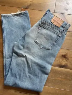 ​【極上】90s Levi's 501 USA製 W34 濃淡良落ち 552工場 Levi's（リーバイス） 90s 501xx W28 IDG 裾上げ有 ボタン裏524 98年12