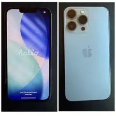 【極美品】iPhone 13 Pro 256GB シエラブルー SIMフリー