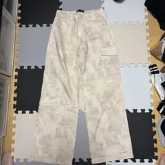 ZARA ワークパンツ クリーム色 ポケット付き