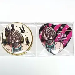 未使用 桃源暗鬼 缶バッジ 2点セット バニー マンガ展 メディコス 皇后崎迅