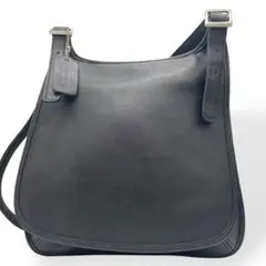 極美品 COACH オールドコーチ グラブタンレザー ショルダーバッグ ブラック