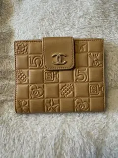 要状態確認 CHANEL アイコンライン 三つ折り財布 ピンク - メルカリ